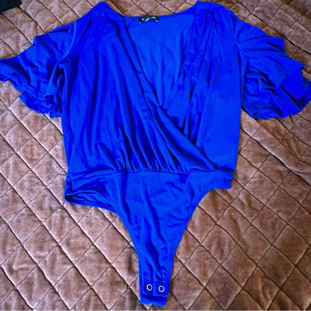 Royal blue express bodysuit